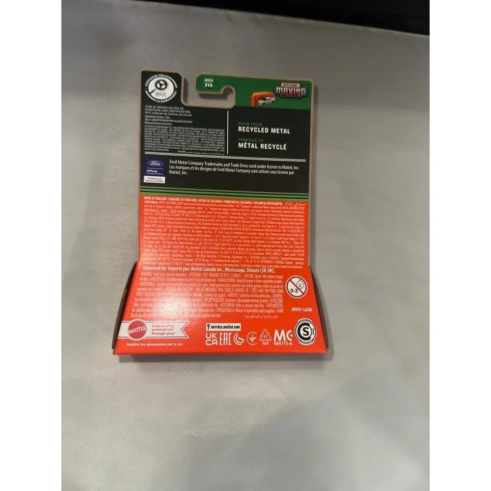Matchbox Moving Parts 2024 Ford Bronco Raptor Orange Die-Cast Car FWD28 New
